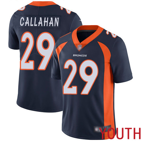 Youth Denver Broncos #29 Bryce Callahan Navy Blue Alternate Vapor Untouchable Limited Player Football NFL Jersey->youth nfl jersey->Youth Jersey